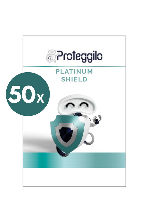 Cutter Films for Screen Protector Strengthened (Platinum Shield) Set 50pcs Proteggilo Hydrogel 