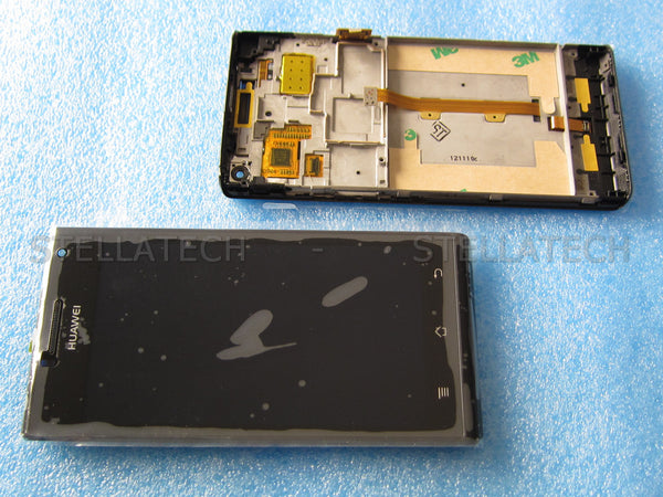 Display LCD Touchscreen + Rahmen Huawei Ascend P1 (U9200-1)