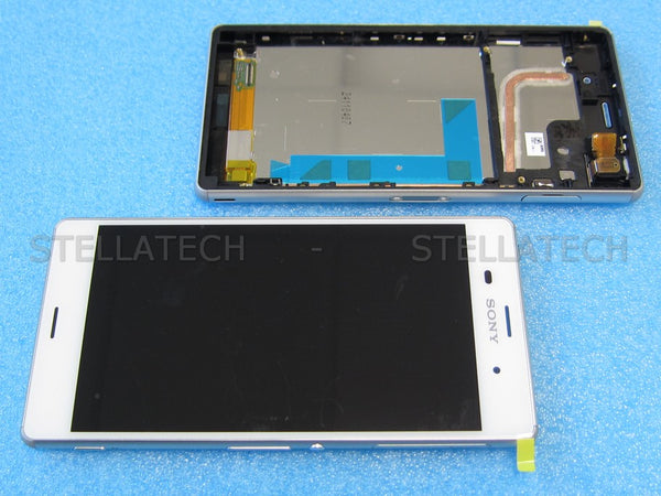 Sony Xperia Z3 (D6603) - Display LCD Touchscreen + Frame White