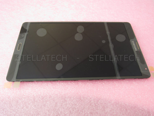 Display LCD Touchscreen + Rahmen Titanium Silber Samsung Galaxy Tab S 8.4 LTE (SM-T705)