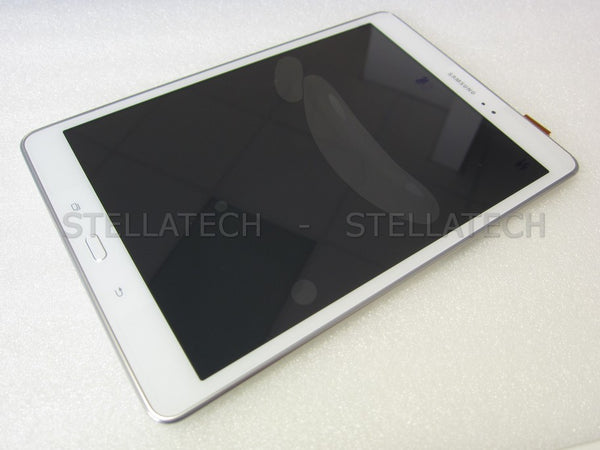 Display LCD Touchscreen + Rahmen Weiss Samsung Galaxy Tab A 9.7 WiFi (SM-T550)