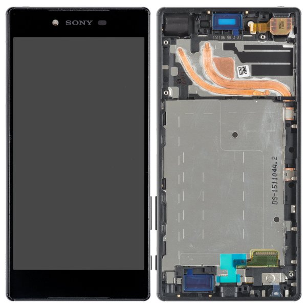 Display LCD Touchscreen + Rahmen Schwarz Sony Xperia Z5 Premium Dual (E6883)