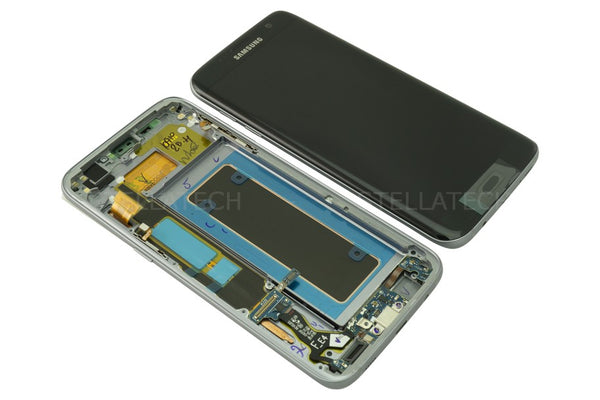 Display LCD Touchscreen + Rahmen Schwarz Samsung Galaxy S7 Edge (SM-G935F)