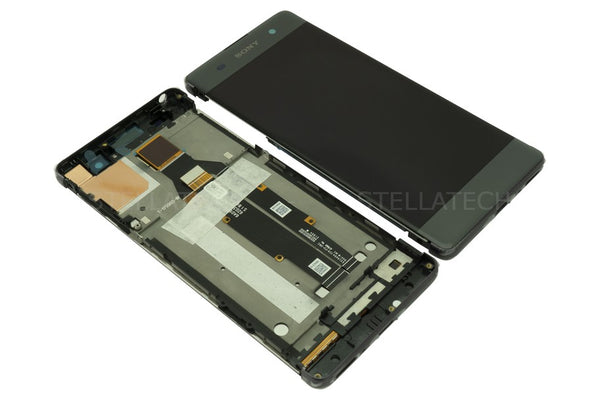 Display LCD Touchscreen + Rahmen Schwarz Sony Xperia XA Dual (F3112)