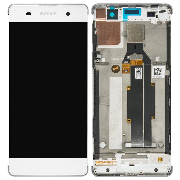 Display LCD Touchscreen + Rahmen Weiss Sony Xperia XA Dual (F3112)