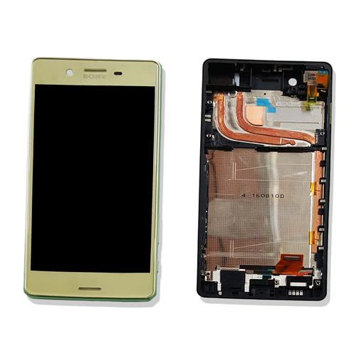 Display LCD Touchscreen + Rahmen Limette Sony Xperia X Performance Dual (F8132)