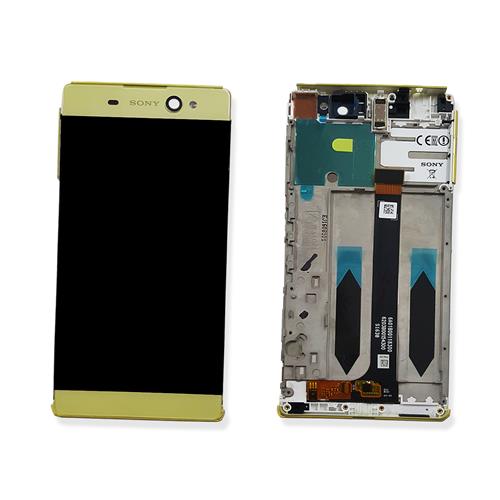 Display LCD Touchscreen + Rahmen Gold Sony Xperia XA Ultra (F3215)