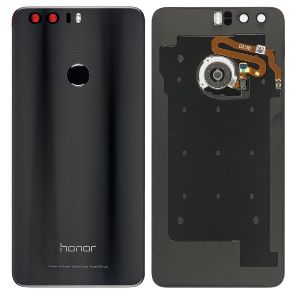 Huawei Honor 8 (FRD-L09) - Battery Cover + Fingerprint Sensor Black