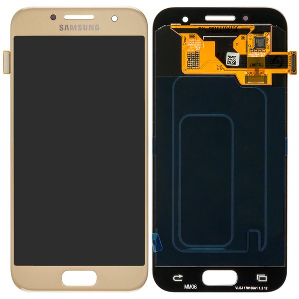 Display LCD + Touchscreen Gold Samsung Galaxy A3 2017 (SM-A320F)