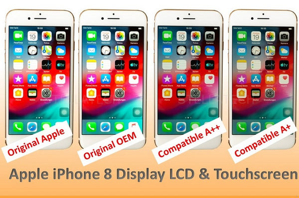 Display + Touchscreen (LCD) OEM Apple iPhone 8 OEM Schwarz