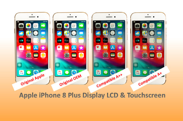 Display LCD + Touchscreen Toshiba/C11 Schwarz Apple iPhone 8 Plus