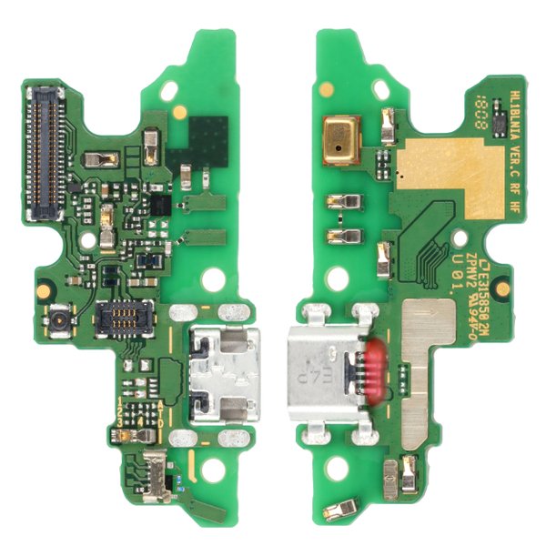 Flex Board / Platine Micro USB Connector + Mikrofon Huawei Honor 6X (BLN-L21)