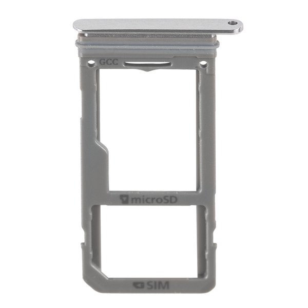 Simkarten / Speicherkarten-Halter Silber Samsung Galaxy S8 (SM-G950F)