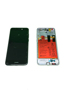 Display LCD Touchscreen + Rahmen/mit Akku Schwarz Huawei P8 Lite Dual Sim 2017 (PRA-L21)