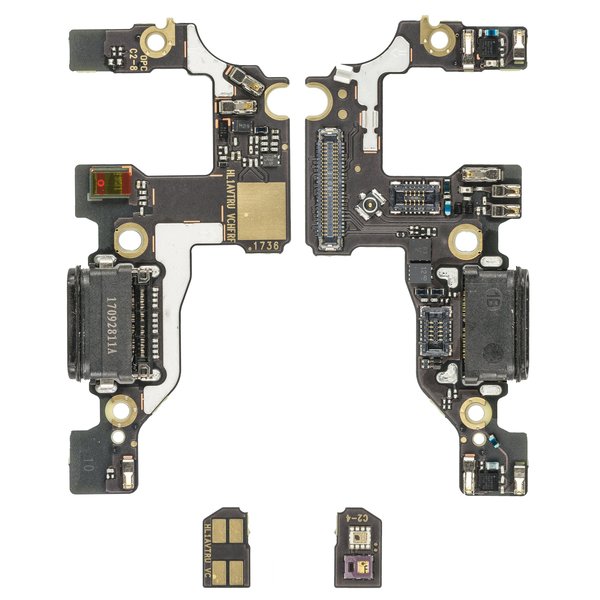 Flex Board / Platine USB Typ-C Connector + Antenna + Sensor Huawei P10 Dual Sim Standard (VTR-L29)