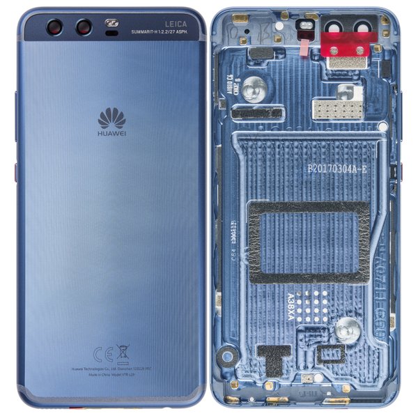 Akkudeckel / Batterie Cover Huawei P10 Dual Sim Standard (VTR-L29) Blau