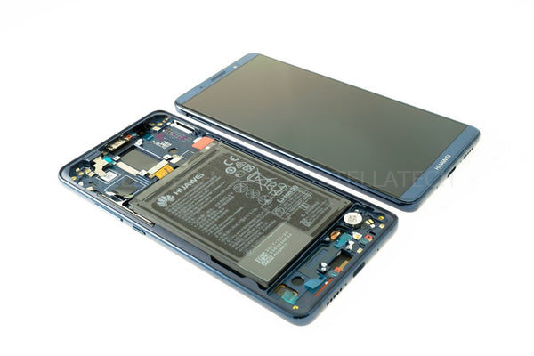 Display LCD Touchscreen + Rahmen/mit Akku Blau Huawei Mate 10 Pro Dual Sim (BLA-L29)