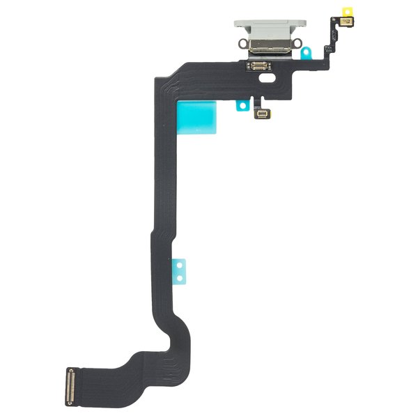 Apple iPhone X - Lightning / Dock + Audio Connector Flex Cable White