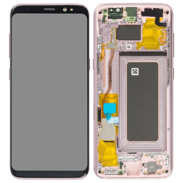 Display LCD Touchscreen + Rahmen Rose Pink Samsung Galaxy S8 (SM-G950F)