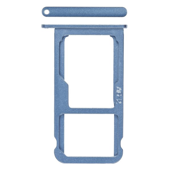 Simkarten / Speicherkarten-Halter Blau Huawei P10 Dual Sim Standard (VTR-L29)