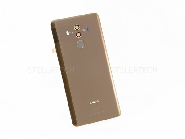 Backcover + Fingerabdruck Sensor Braun Huawei Mate 10 Pro Dual Sim (BLA-L29)