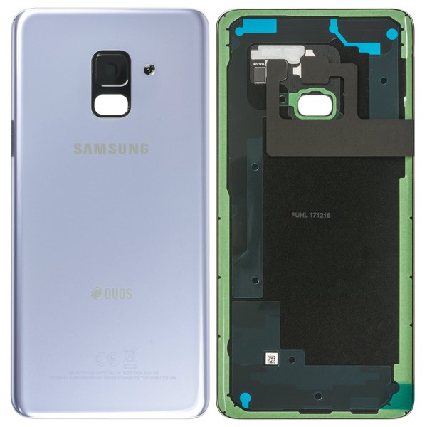 Backcover Grau/Violett Samsung Galaxy A8 2018 Duos (SM-A530F/DS)