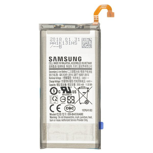 Akku Li-Ion EB-BA530ABE 3000mAh Samsung Galaxy A8 2018 Duos (SM-A530F/DS)