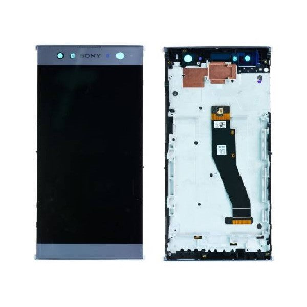 Display LCD Touchscreen + Rahmen Silber Sony Xperia XA2 Ultra Dual (H4213)