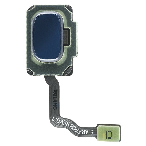 Fingerabdruck Sensor Flex Komplett Blau Samsung Galaxy S9 Duos (SM-G960FD)