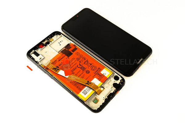 Display LCD Touchscreen + Rahmen/mit Akku Schwarz Huawei P20 Lite Dual Sim (ANE-L21)