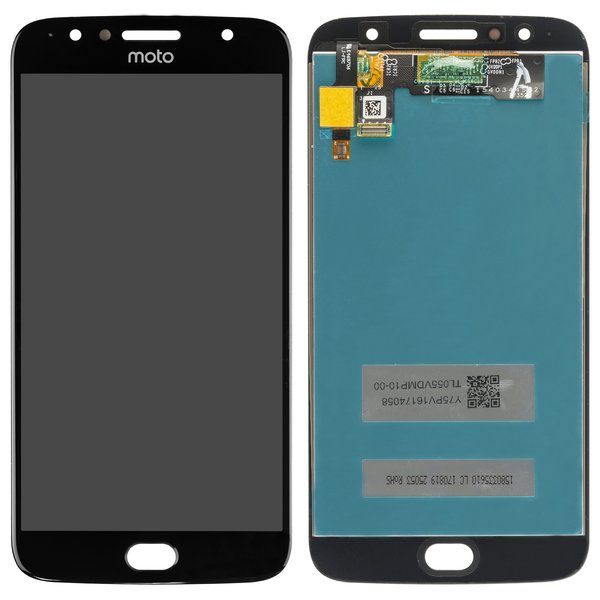 Display LCD + Touchscreen f. Grau Motorola Moto G5s Plus Dual (XT1805)