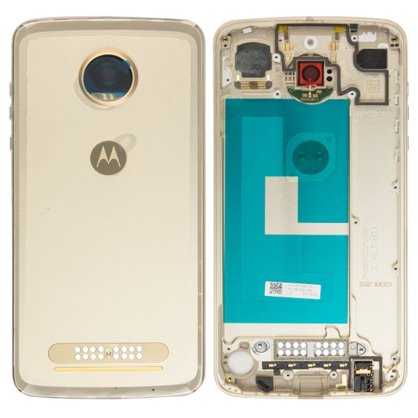 Motorola Moto Z2 Play Dual (XT1710-09) - Back Cover Unibody Gold