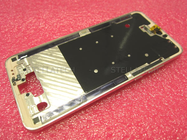 LCD Halterung / Display Rahmen f. Pink Huawei P20 Dual Sim (EML-L29)