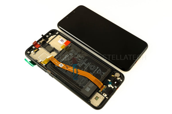 Huawei Mate 20 Lite (SNE-LX1) - Display LCD Touchscreen + Frame/Battery Black