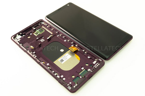 Display LCD Touchscreen + Rahmen Rot Sony Xperia XZ3 Dual Sim (H9436)