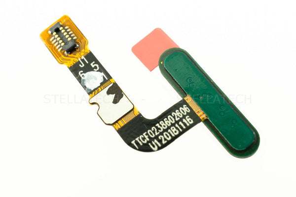 Fingerabdruck Sensor Flex Komplett Silber Sony Xperia L3 Dual (I4312)