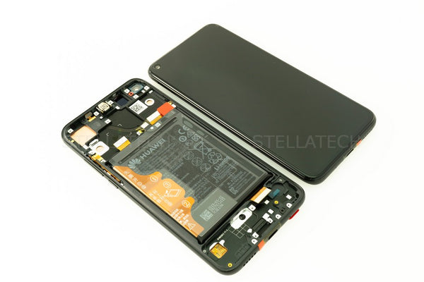 Display LCD Touchscreen + Rahmen/mit Akku Schwarz Huawei Honor View 20 (PCT-L29)