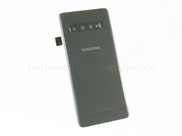 Backcover + Kamera Glas Prism Schwarz Samsung Galaxy S10 (SM-G973F)