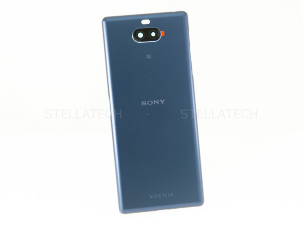 Akkudeckel / Batterie Cover + Kamera Glas Sony Xperia 10 Dual (I4113) Blau