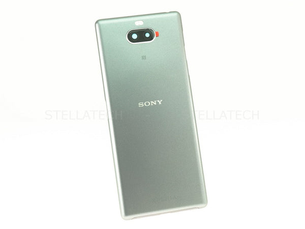 Akkudeckel / Batterie Cover + Kamera Glas Silber Sony Xperia 10 Dual (I4113)