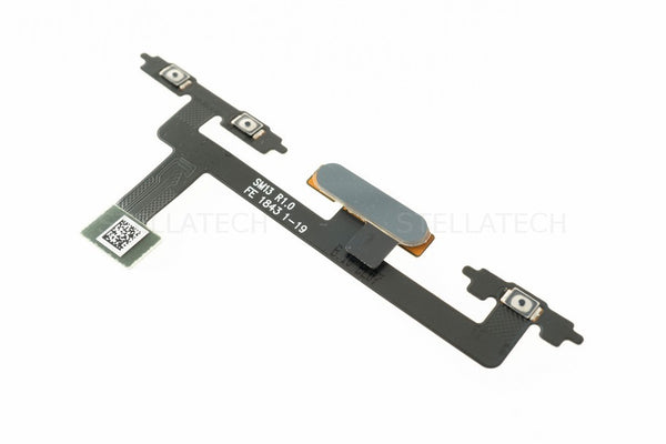 Seiten-Tasten Flex-Kabel + Fingersensor Schwarz Sony Xperia 10 Dual (I4113)