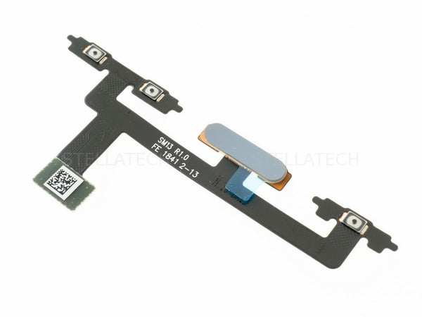 Sony Xperia 10 Dual (I4113) - Side Key Flex-Cable + Fingersensor Blue