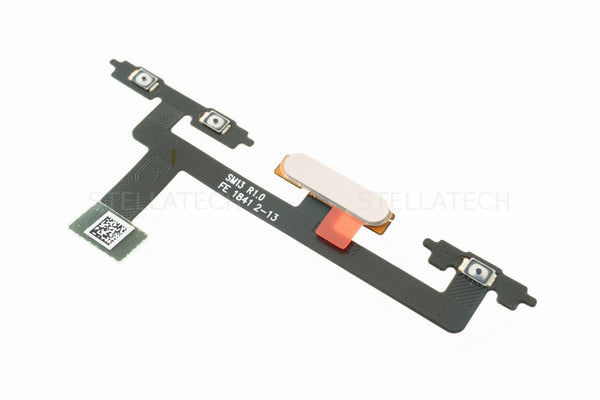 Seiten-Tasten Flex-Kabel + Fingersensor Pink Sony Xperia 10 Dual (I4113)