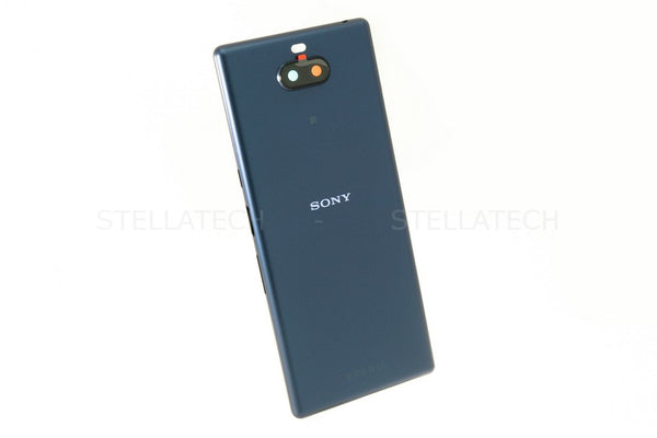 Akkudeckel / Batterie Cover + Kamera Glas Sony Xperia 10 Plus Dual (I4213) Blau