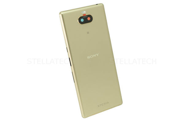 Akkudeckel / Batterie Cover + Kamera Glas Sony Xperia 10 Plus Dual (I4213) Gold