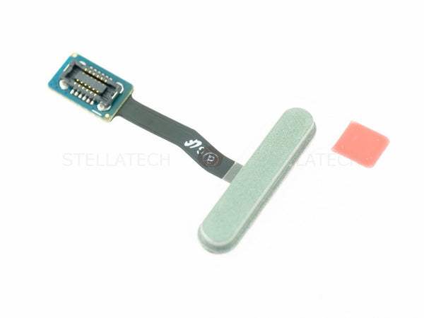 Ein/Aus Taste / Fingerabdruck Sensor Flex Prism Grün Samsung Galaxy S10e (SM-G970F)