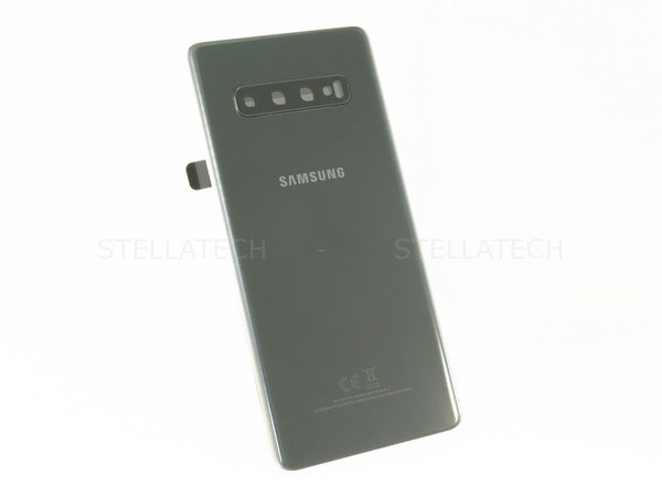 Backcover + Kamera Glas Prism Schwarz Samsung Galaxy S10 Plus (SM-G975F)