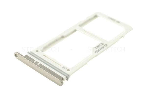 Simkarten / Speicherkarten-Halter Dual-Sim Prism Schwarz Samsung Galaxy S10 Plus (SM-G975F)