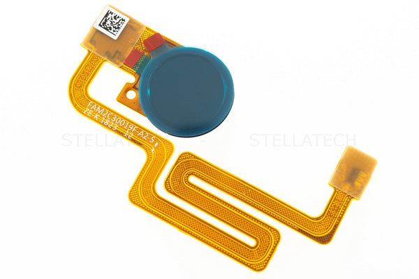 Fingerabdruck Sensor Flex Komplett Schwarz Sony Xperia XA2 Plus Dual Sim (H4413)