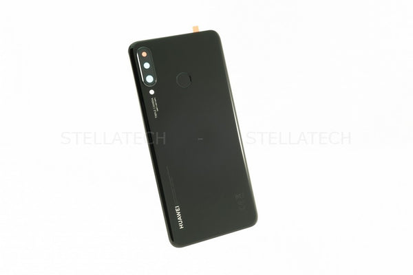 Huawei P30 Lite (MAR-L21) - Battery Cover + Fingerprint Sensor Black